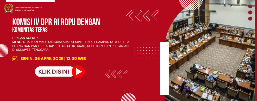 KOMISI IV DPR RI RDPU DENGAN KOMUNITAS TERASANIAN DI SULAWESI TENGGARA.