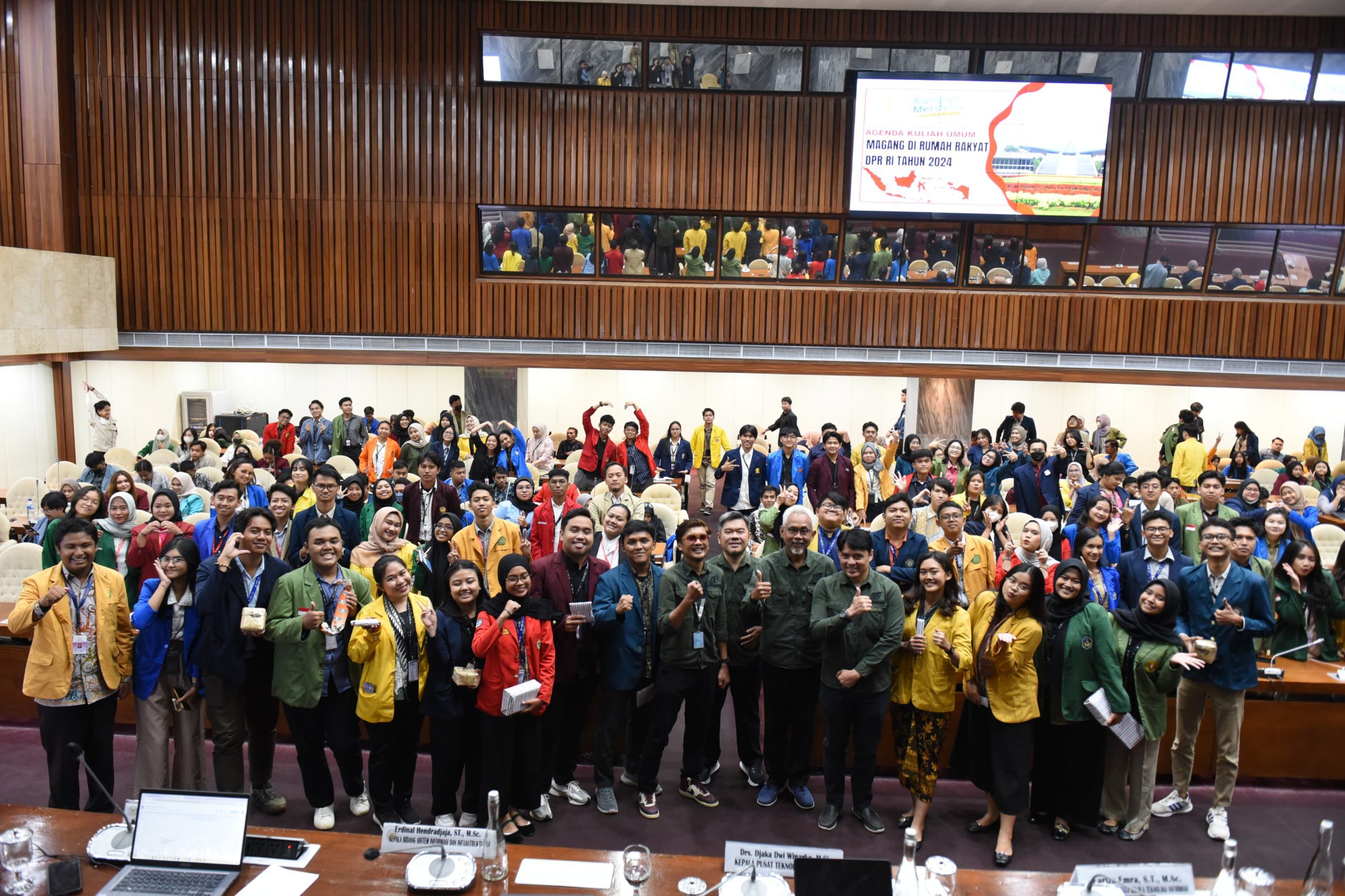 Peserta Magang Di Rumah Rakyat Diharapkan Jadi “Duta” untuk DPR RI