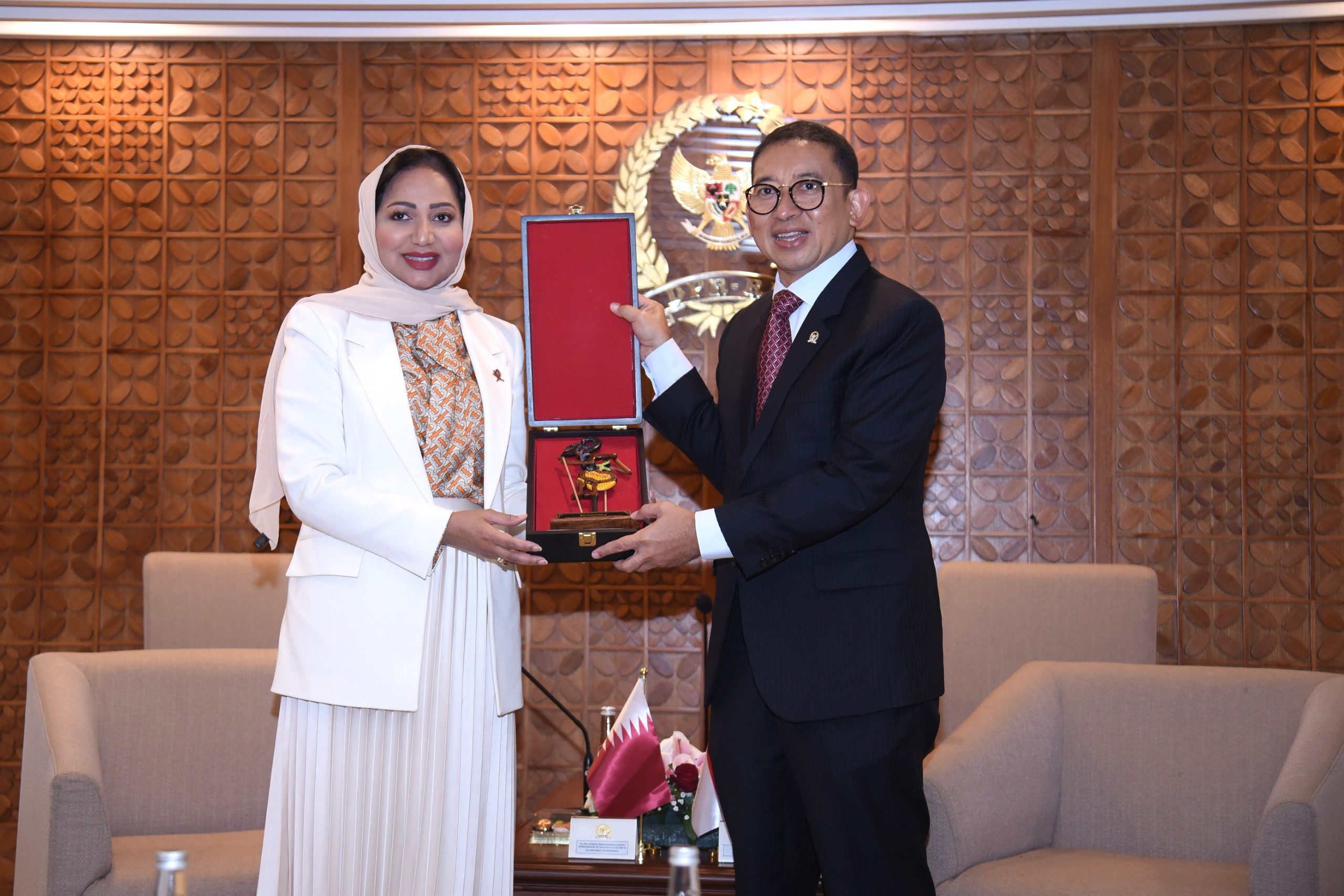 Dubes Qatar untuk RI Akhiri Masa Tugas, BKSAP Sampaikan Penghormatan