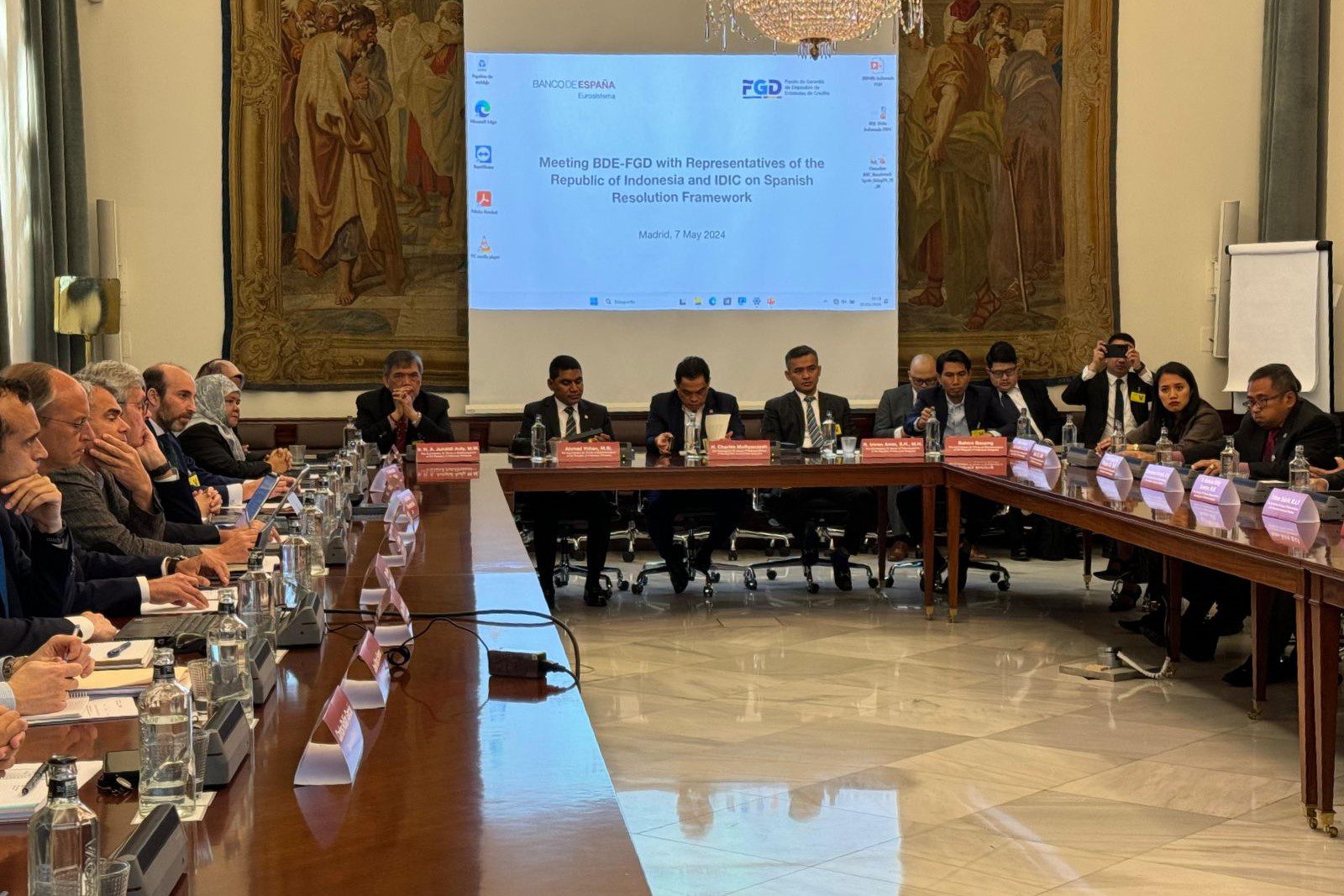 Kunjungi LPS Spanyol, Puteri Komarudin Pelajari Skema Penjaminan pada Koperasi