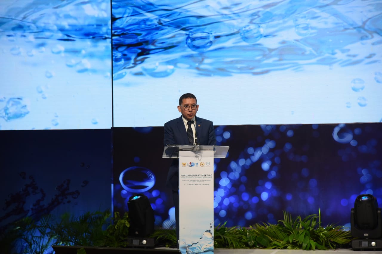 Di Forum WWF 2024, Fadli Zon: Buka Akses Air Layak dan Bersih untuk Palestina