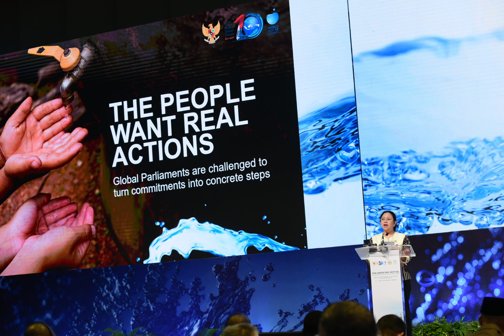 Puan Sampaikan ‘Nusa Dua Communique’ Hasil Pertemuan Parlemen di WWF 2024