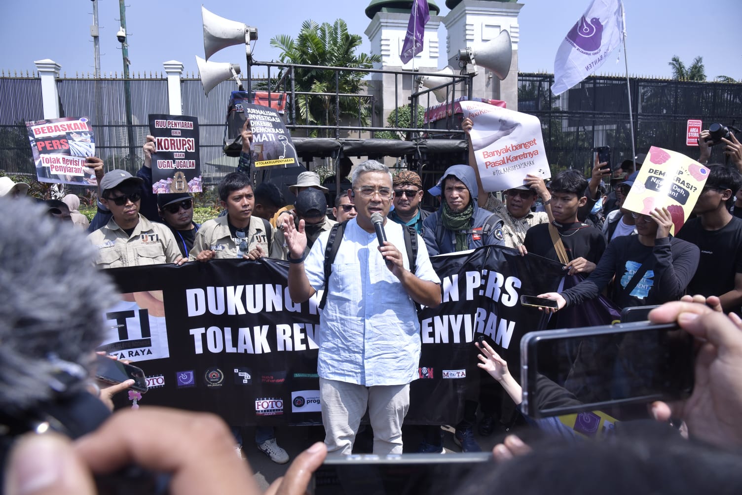 Farhan Apresiasi Aksi Massa Jurnalis Tolak RUU Penyiaran