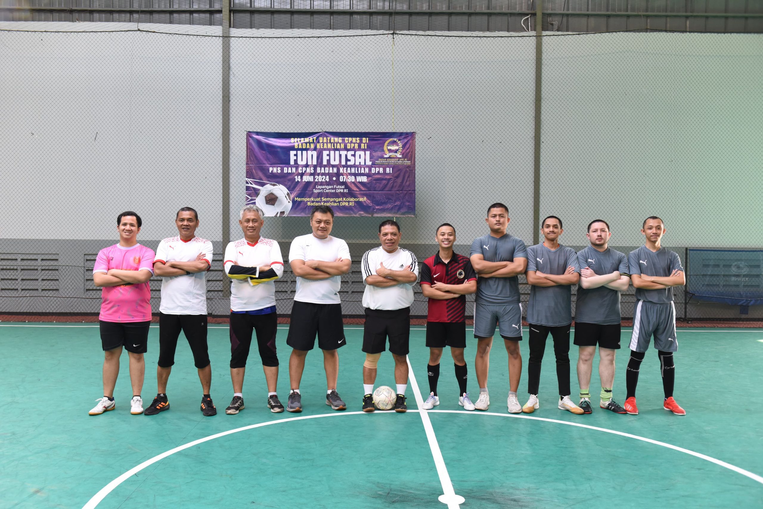 Sambut CPNS, BK Setjen DPR Gelar Fun Futsal dengan Semangat Kolaboratif