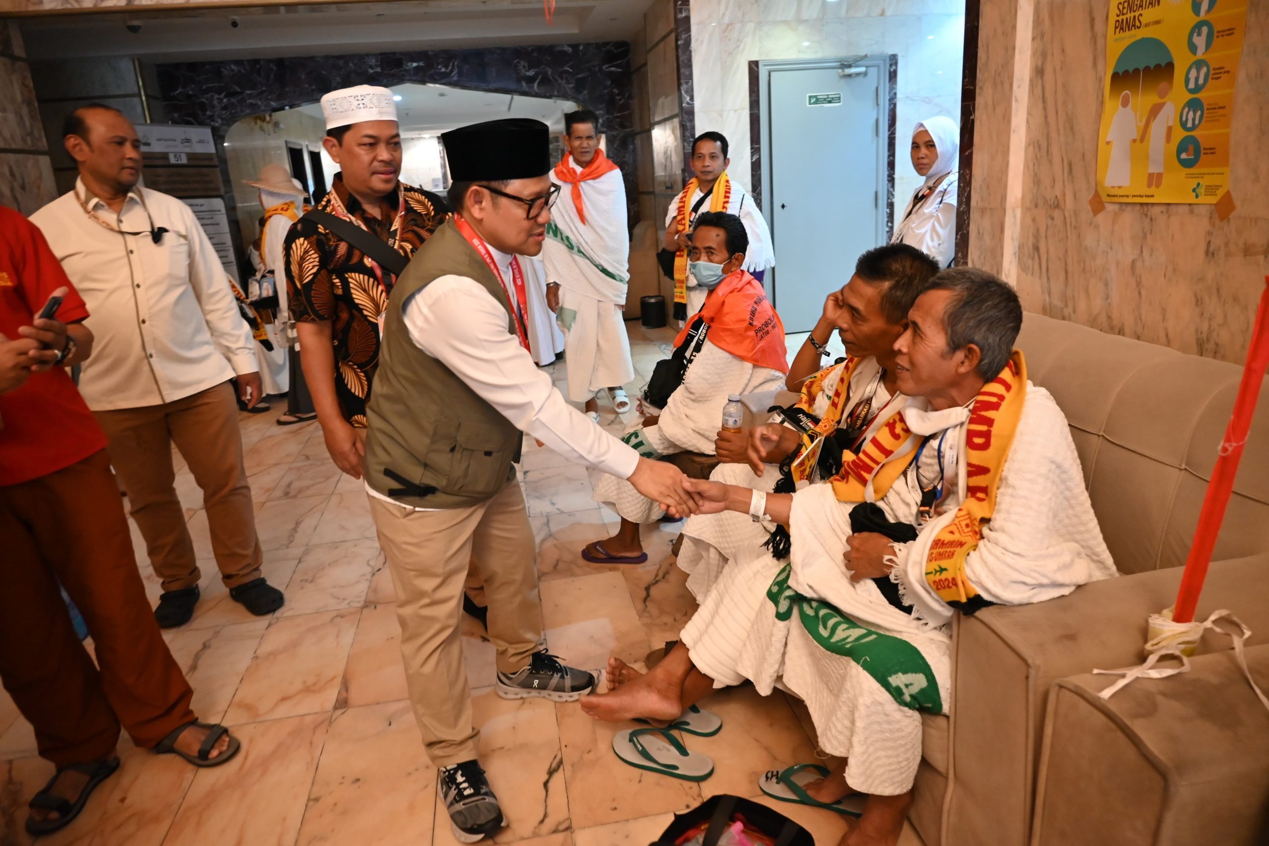 Gus Muhaimin Temukan Keterlambatan Bus Saat Lepas Jemaah Haji ke Arafah