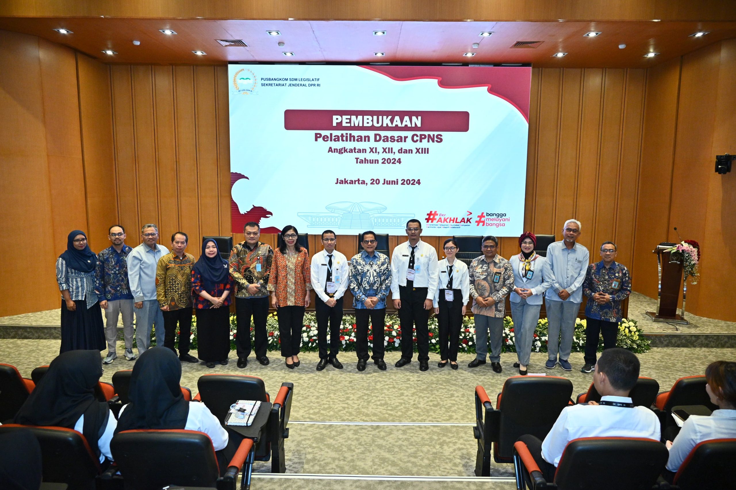 Sekjen DPR Buka Latsar CPNS 2024