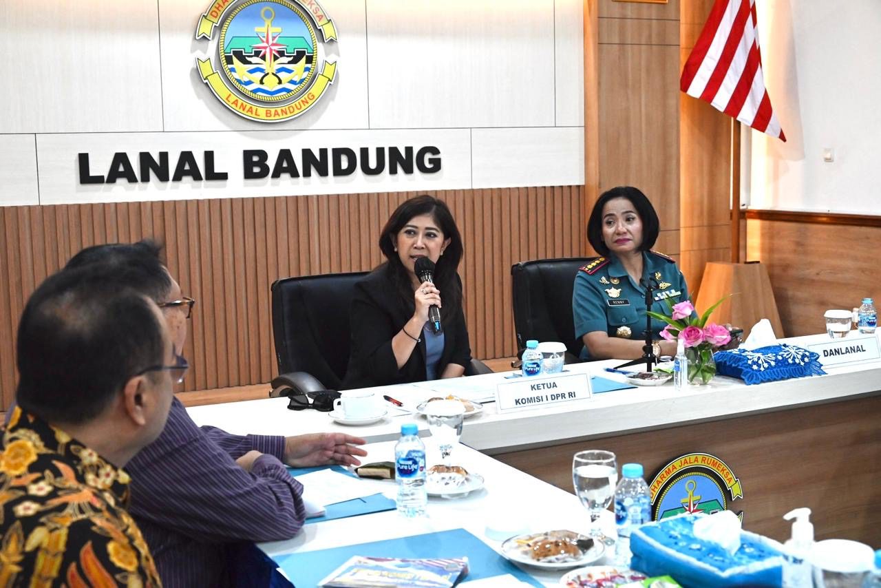 Perkuat Korps Wanita TNI AL, Meutya Hafidz Dukung Danlanal Bandung