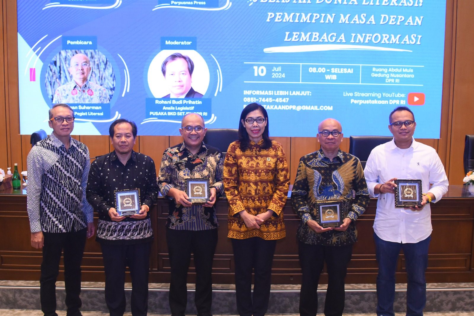 Tingkatkan Pemahaman Literasi dan Transformasi Informasi, Perpustakaan DPR Gelar Seminar