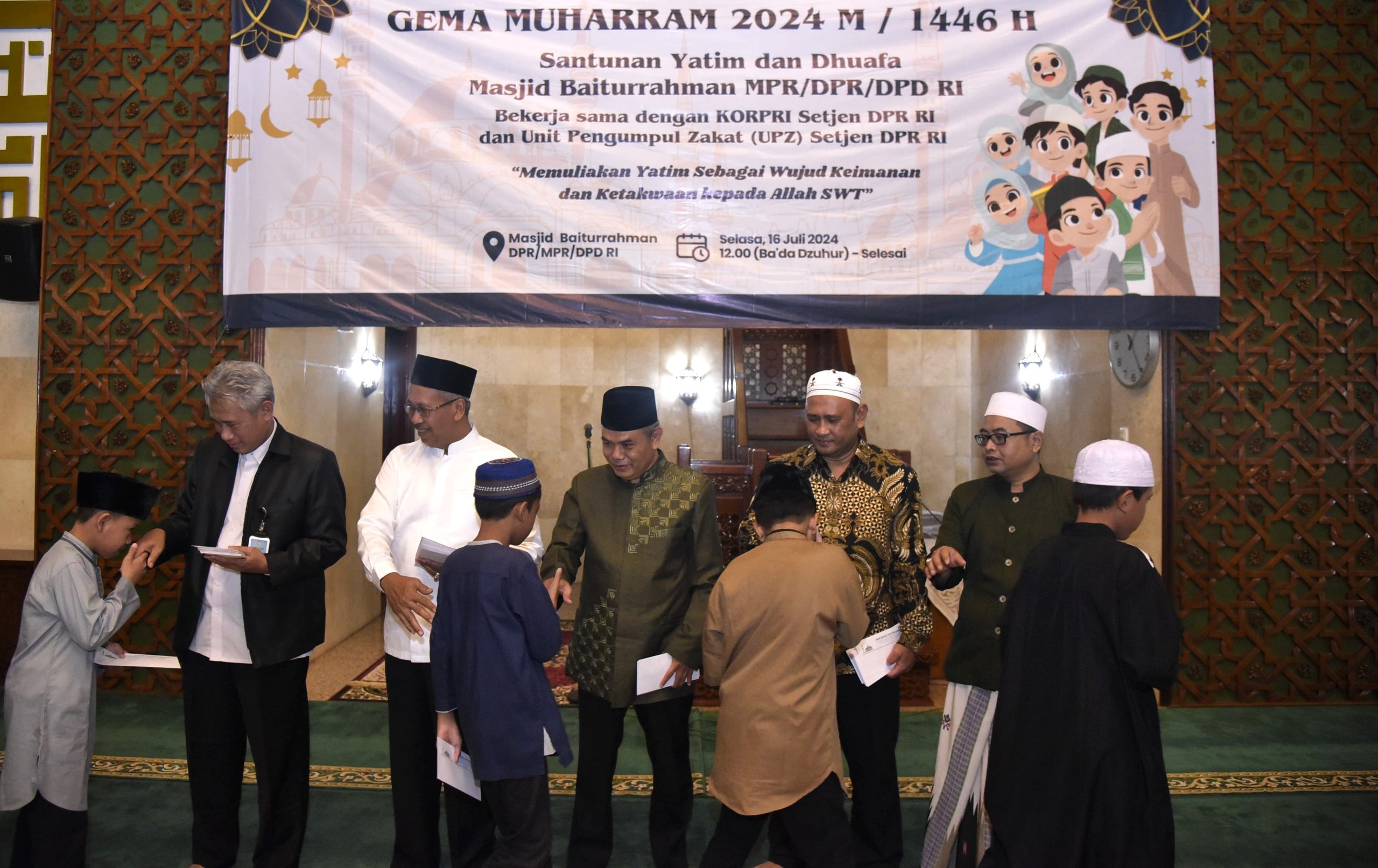 Ketua UPZ Sampaikan Rasa Syukur Jumlah Peserta Santunan Yatim dan Dhuafa Meningkat