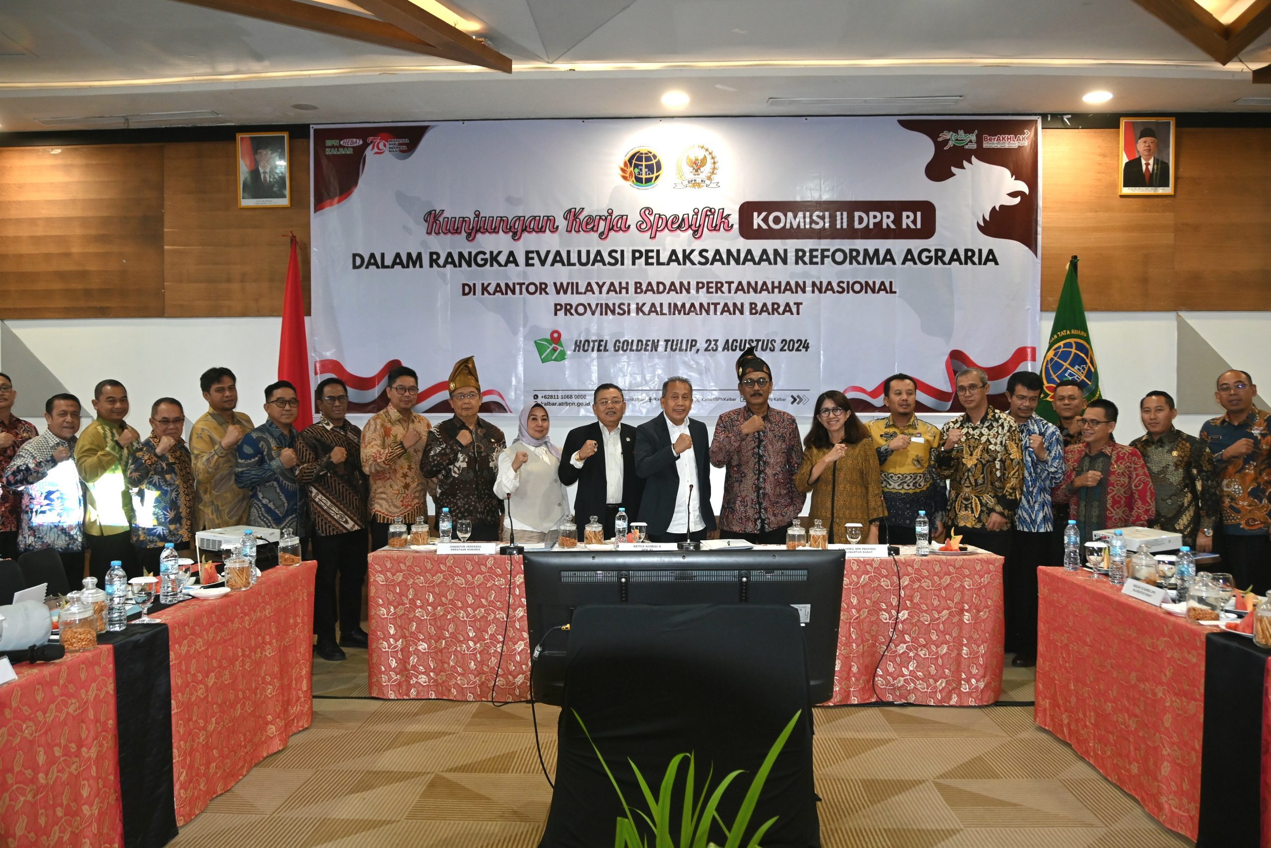Evaluasi Reformasi Agraria, Komisi II Apresiasi ATR-BPN Kanwil Kalbar