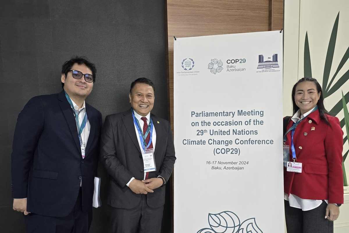 Di Parliamentary COP29 Azerbaijan, BKSAP Tegaskan Komitmen Indonesia dalam Penanganan Perubahan Iklim