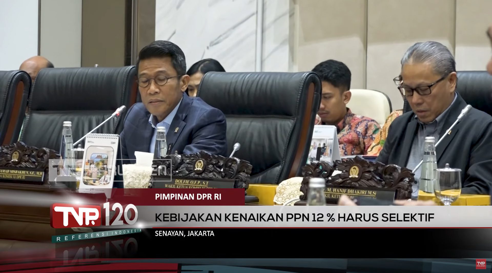 Pimpinan DPR RI : Kebijakan Kenaikan PPN 12% Harus Selektif – TVR 120