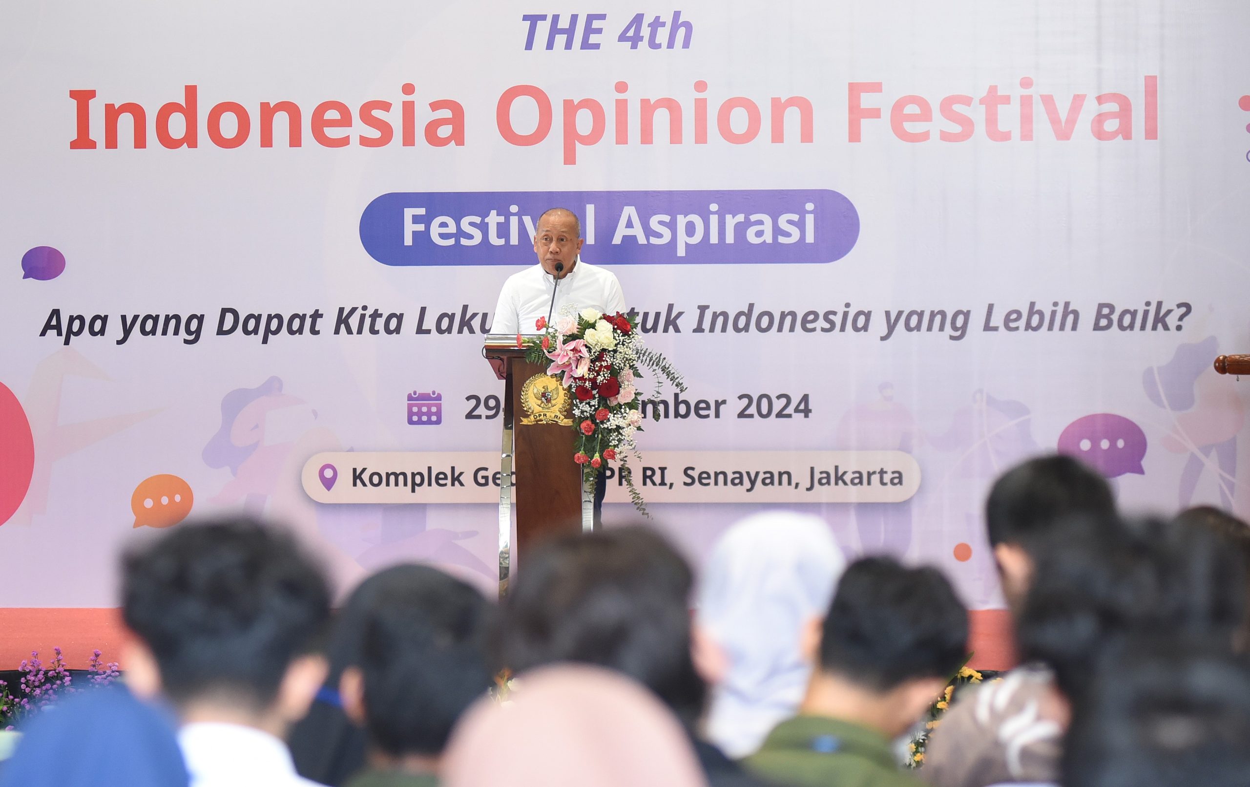 DPR Buktikan Komitmennya, Tampung Aspirasi Publik Melalui Indonesia Opinion Festival (IOF) 2024