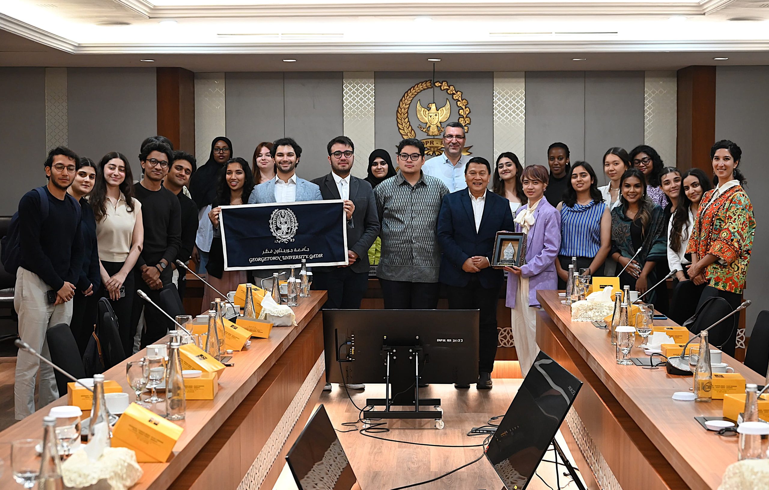 Ketua BKSAP Terima Kunjungan Mahasiswa Georgetown University Qatar