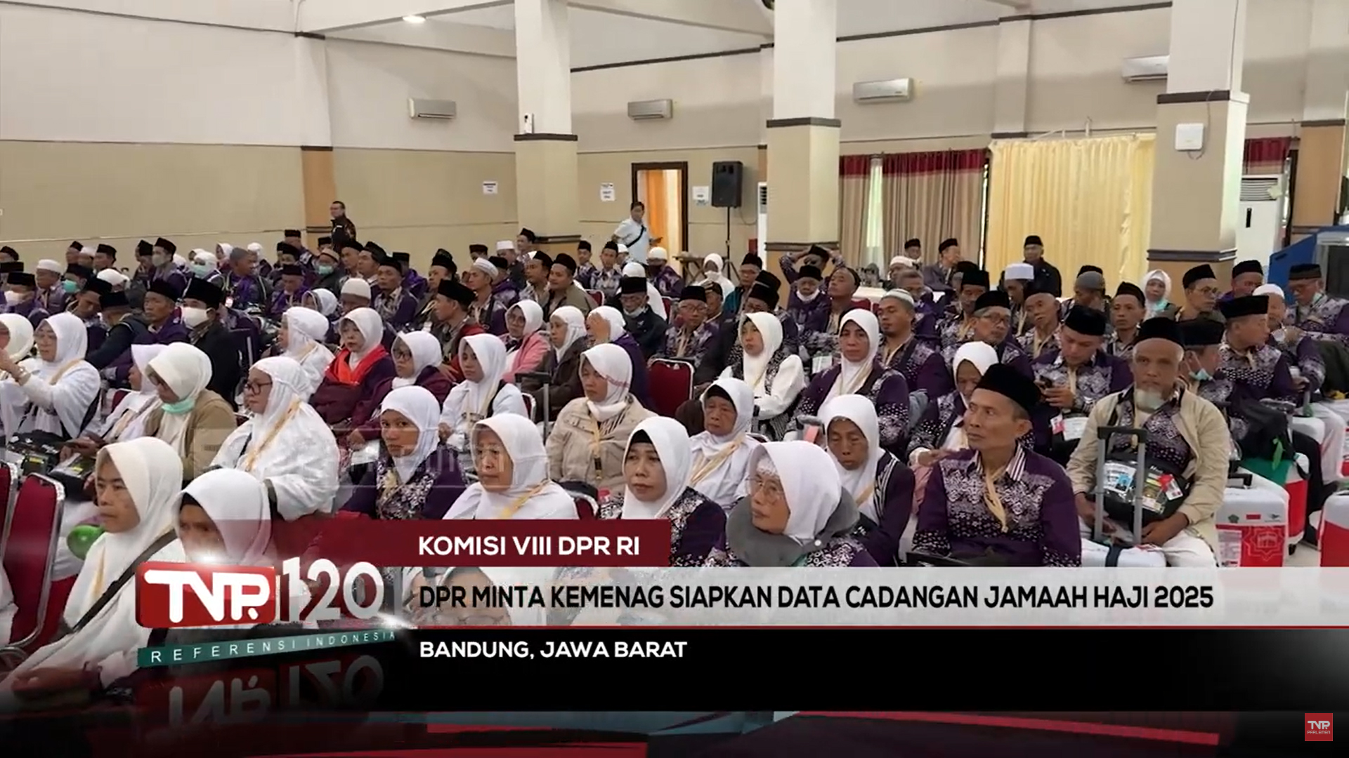 Komisi VIII DPR RI : DPR Minta Kemenag Siapkan Data Cadangan Jamaah Haji 2025 – TVR 120