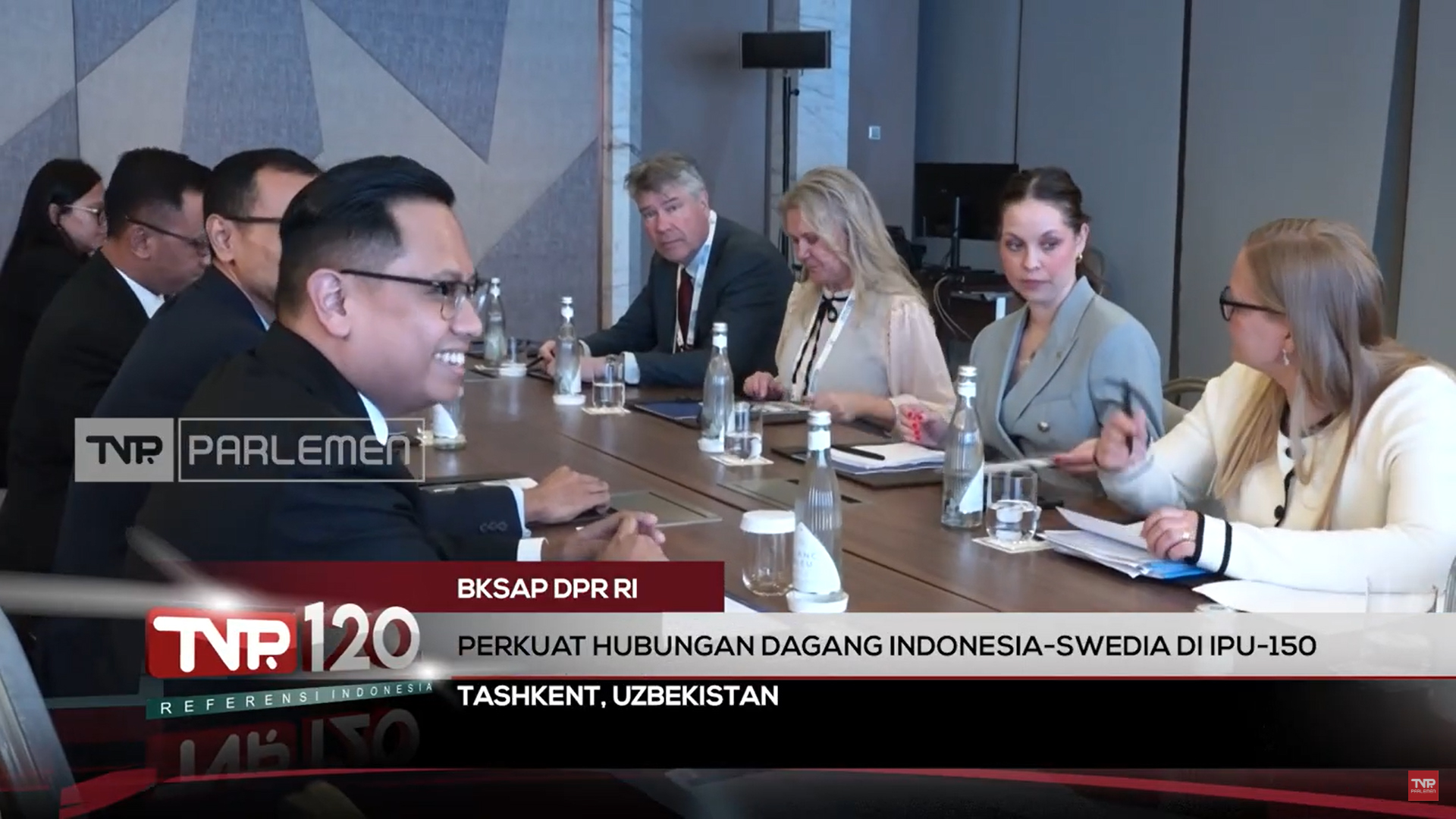 BKSAP DPR RI : Hubungan Dagang Indonesia-Swedia Di IPU – 150 – TVR 120
