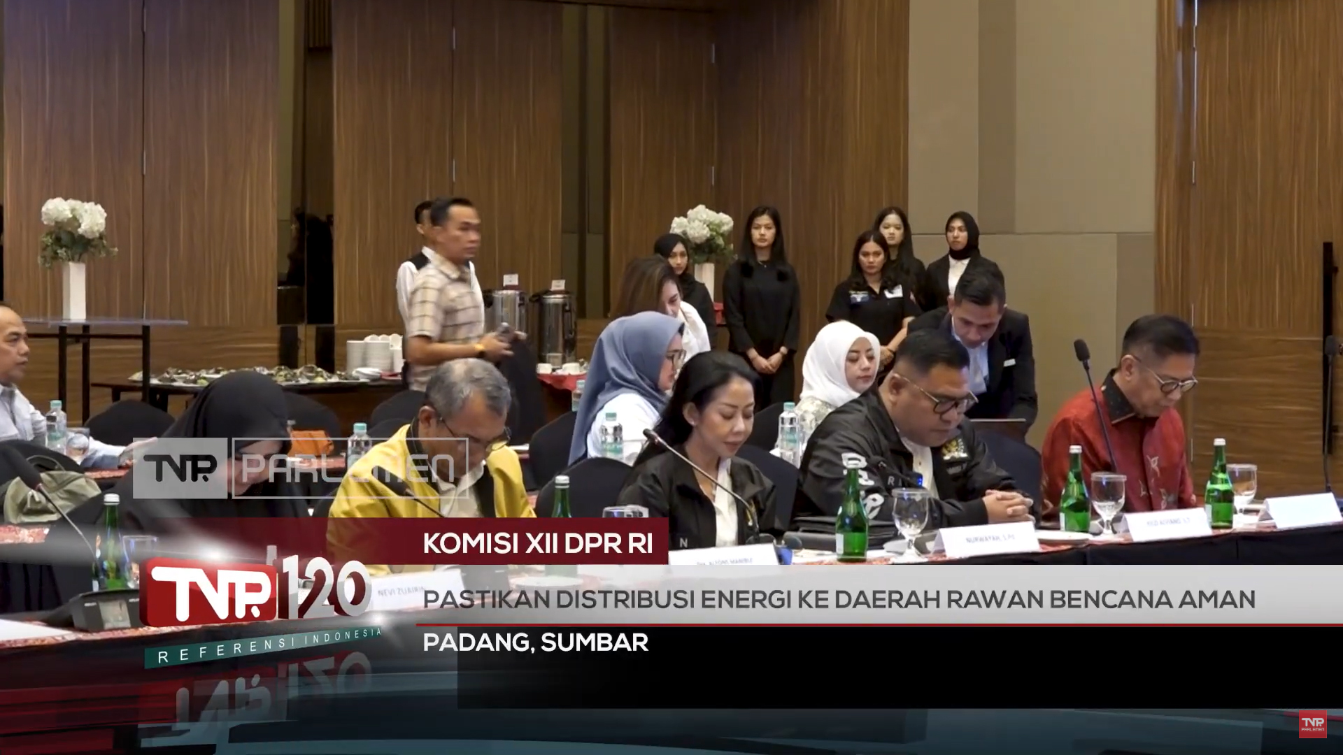 Komisi XII DPR RI : Pastikan Distribusi Energi Ke Daerah Rawan Bencana Aman – TVR 120