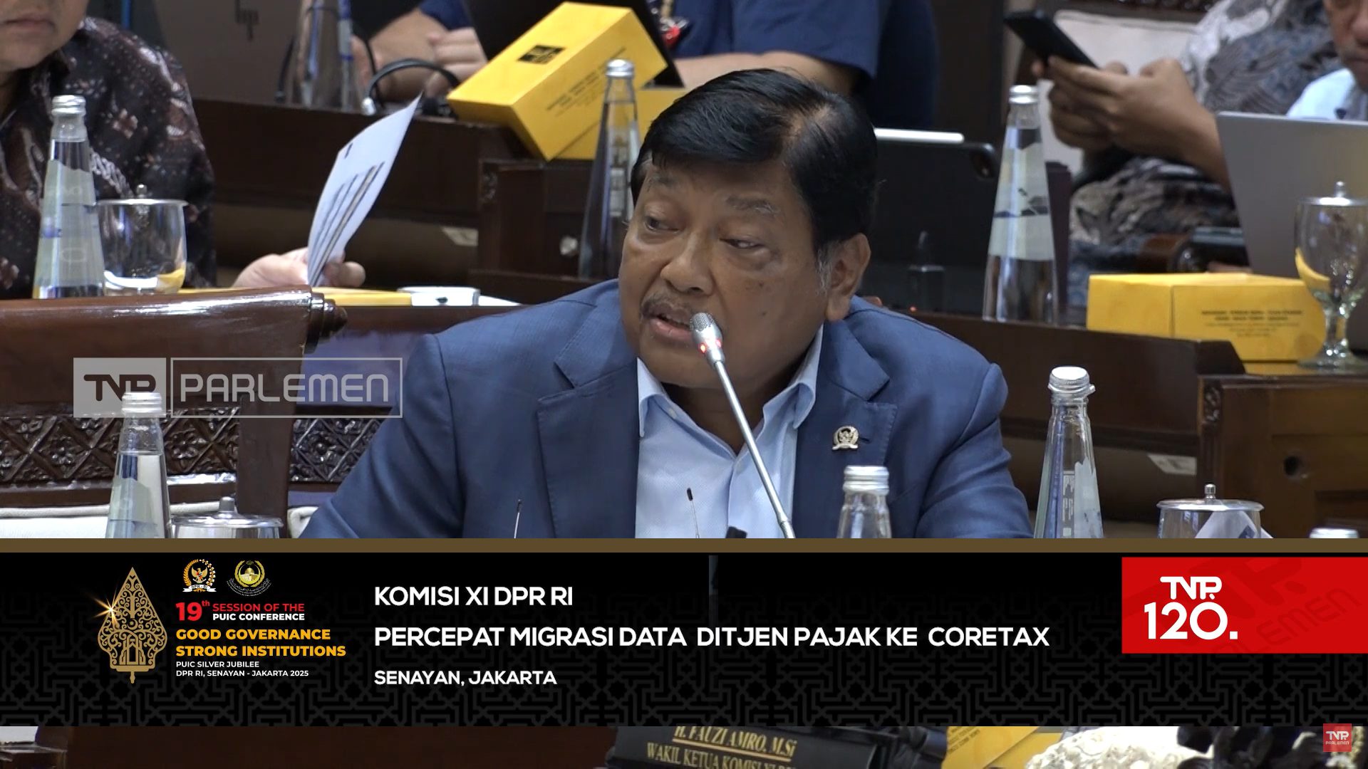Komisi XI DPR RI : Percepat Migrasi Data Ditjen Pajak Ke Coretax – TVR 120