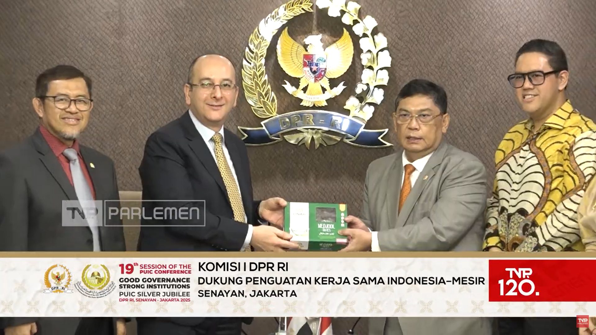 Komisi I DPR RI Dukung Penguatan Kerja Sama Indonesia-Mesir – TVR 120