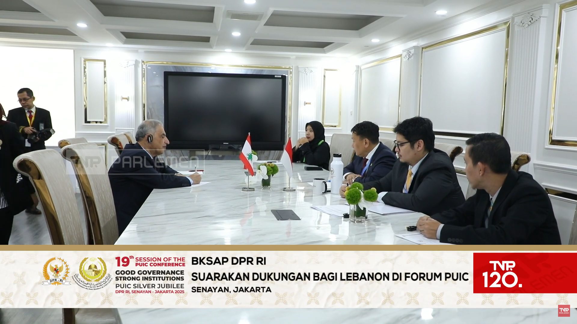 BKSAP DPR RI Suarakan Dukungan Bagi Lebanon di Forum PUIC – TVR 120