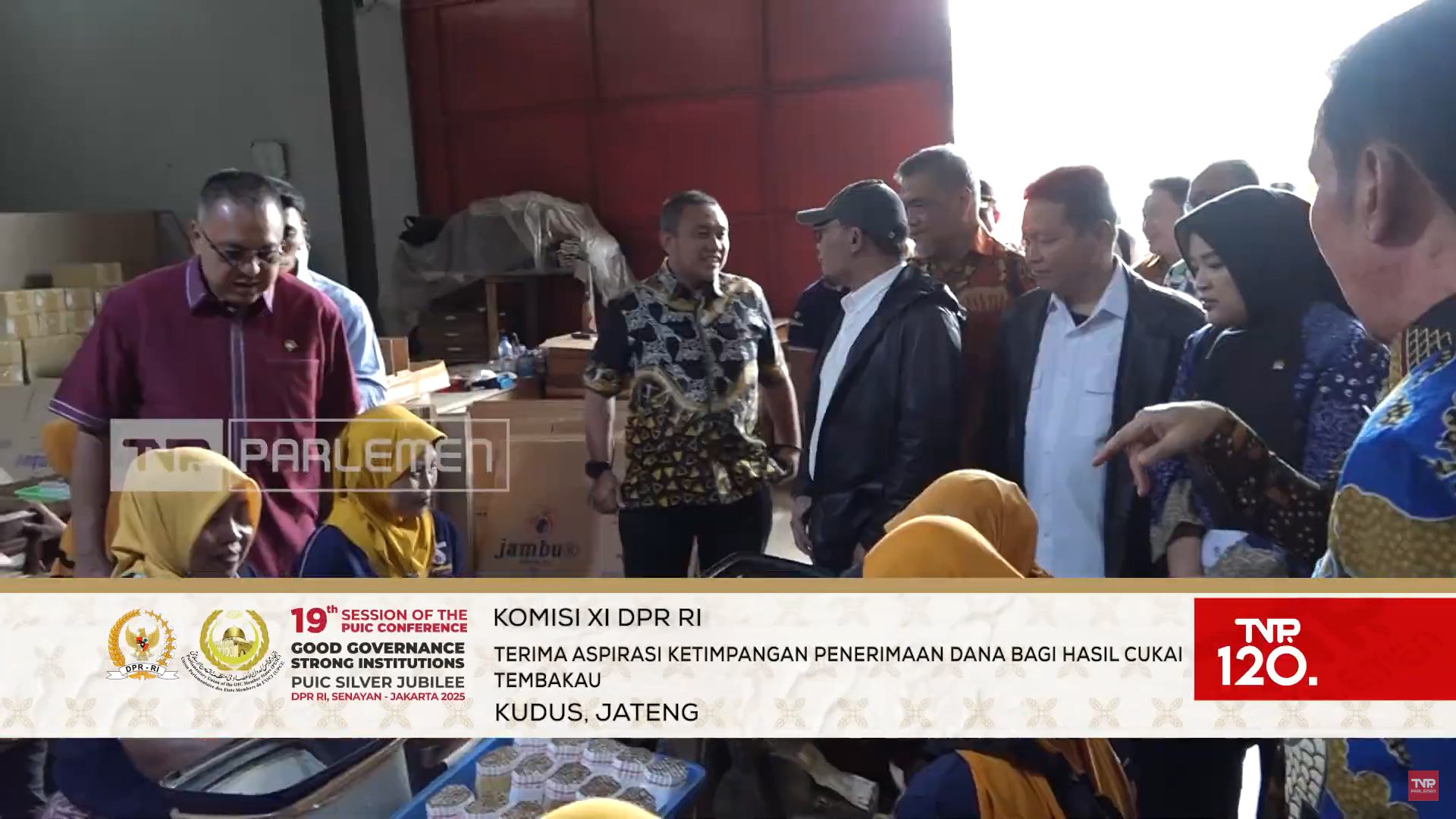 Komisi XI DPR RI Terima Aspirasi Ketimpangan Penerimaan Dana Bagi Hasil Cukai Tembakau – TVR 120