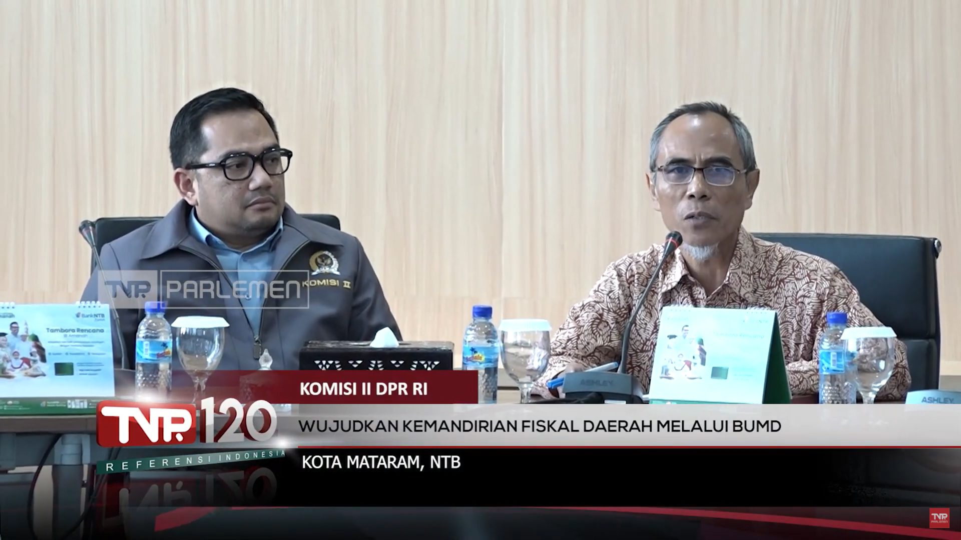 Komisi II DPR RI : Wujudkan Kemandirian Fiskal Daerah Melalui BUMD – TVR 120