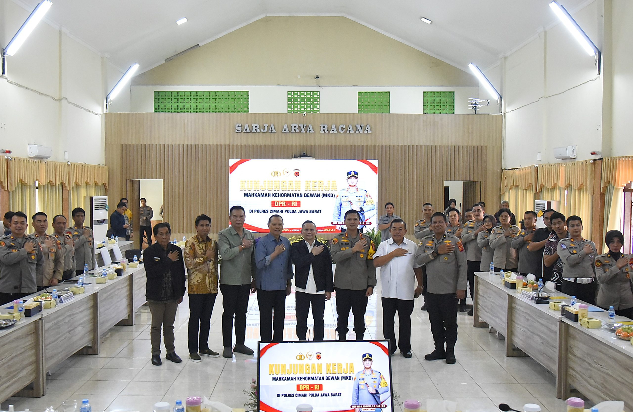 MKD Bangun Sinergi Penegakan Etika Anggota Dewan Bersama Polres Cimahi