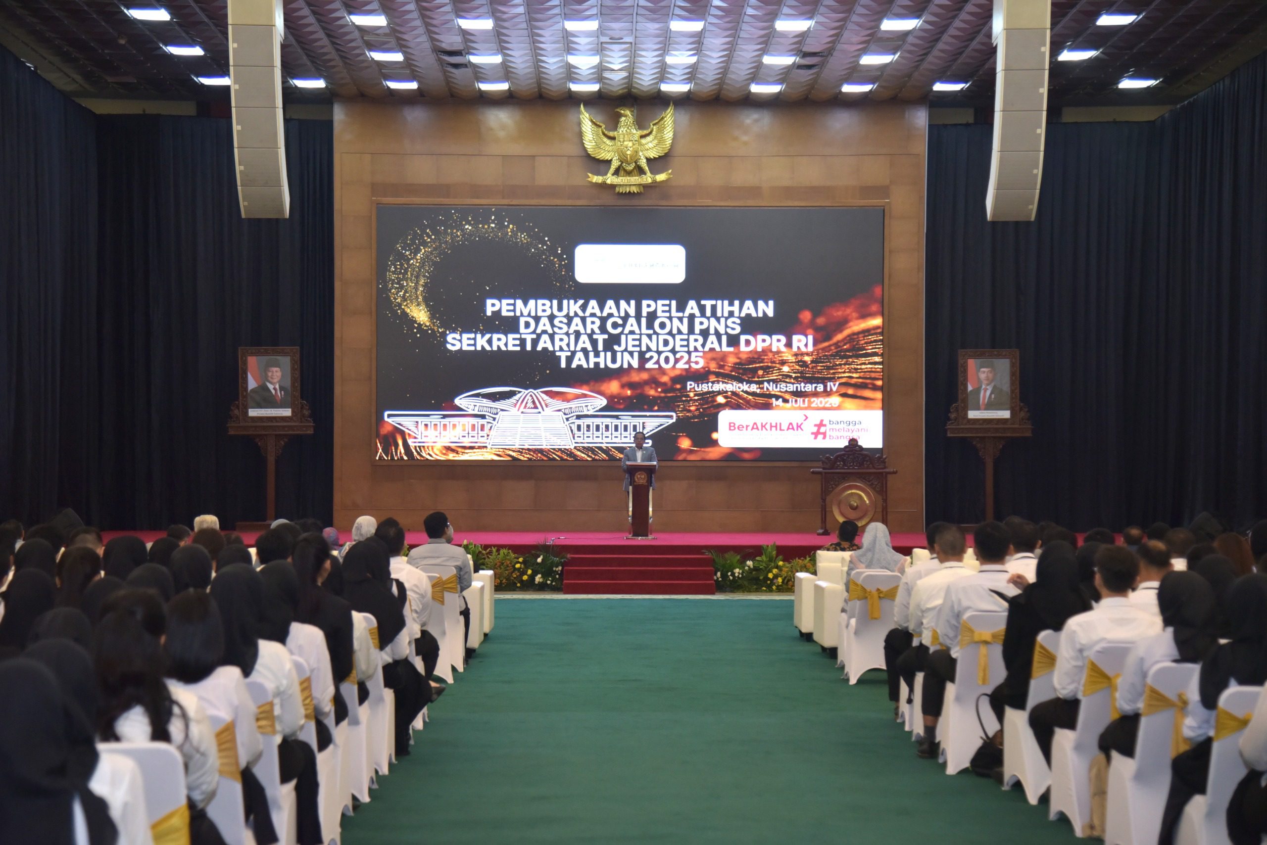 Buka Latsar CPNS 2025, Sekjen DPR RI: Harus Miliki Mental Tangguh, Bukan Sekadar Bekerja!