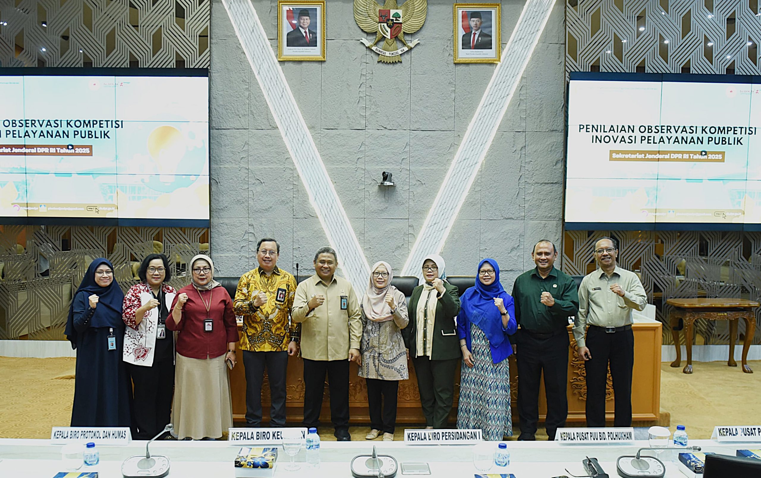 Perkuat Budaya Kerja Layanan Inovatif, Setjen DPR RI Gelar Penilaian Observasi KIPP