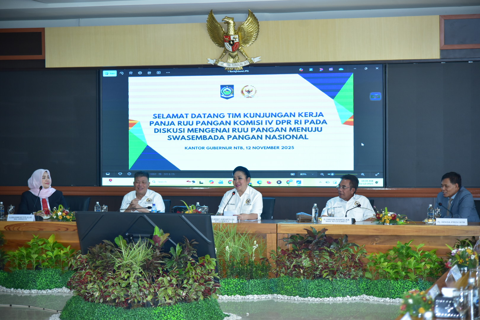 Komisi IV Serap Aspirasi Terkait RUU Pangan di NTB