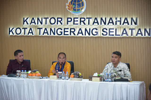 Komisi II Apresiasi Progres Sinkronisasi Data Pertanahan Tangsel