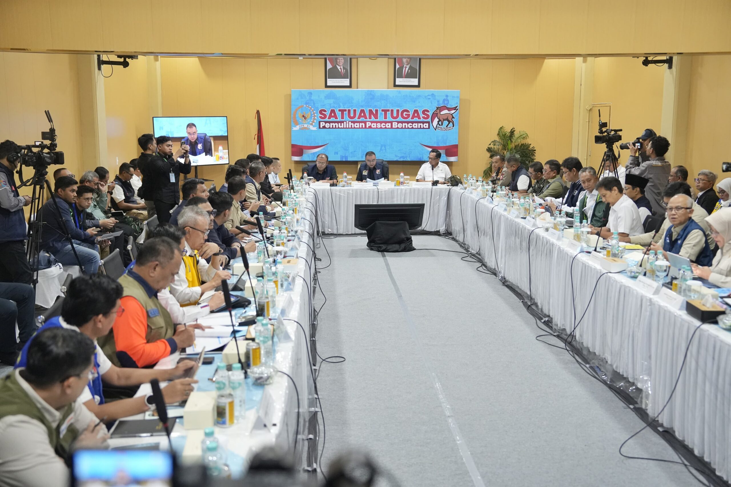 Satgas Pemulihan Pascabencana DPR Kembali Selenggarakan Rakor, Tekankan Mendagri Tito Ambil Eksekusi di Lapangan