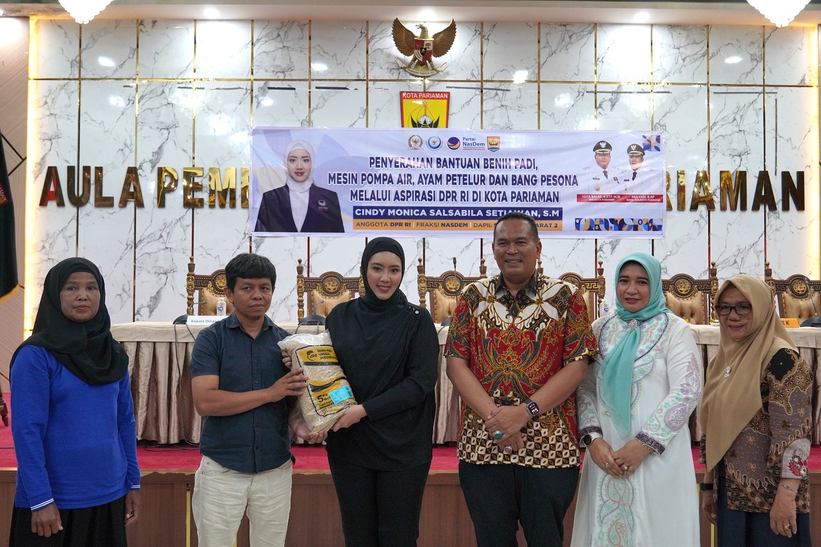 Cindy Monica Salurkan Bantuan Produktif di Pariaman, Perkuat Ekonomi Rakyat dan Ketahanan Pangan