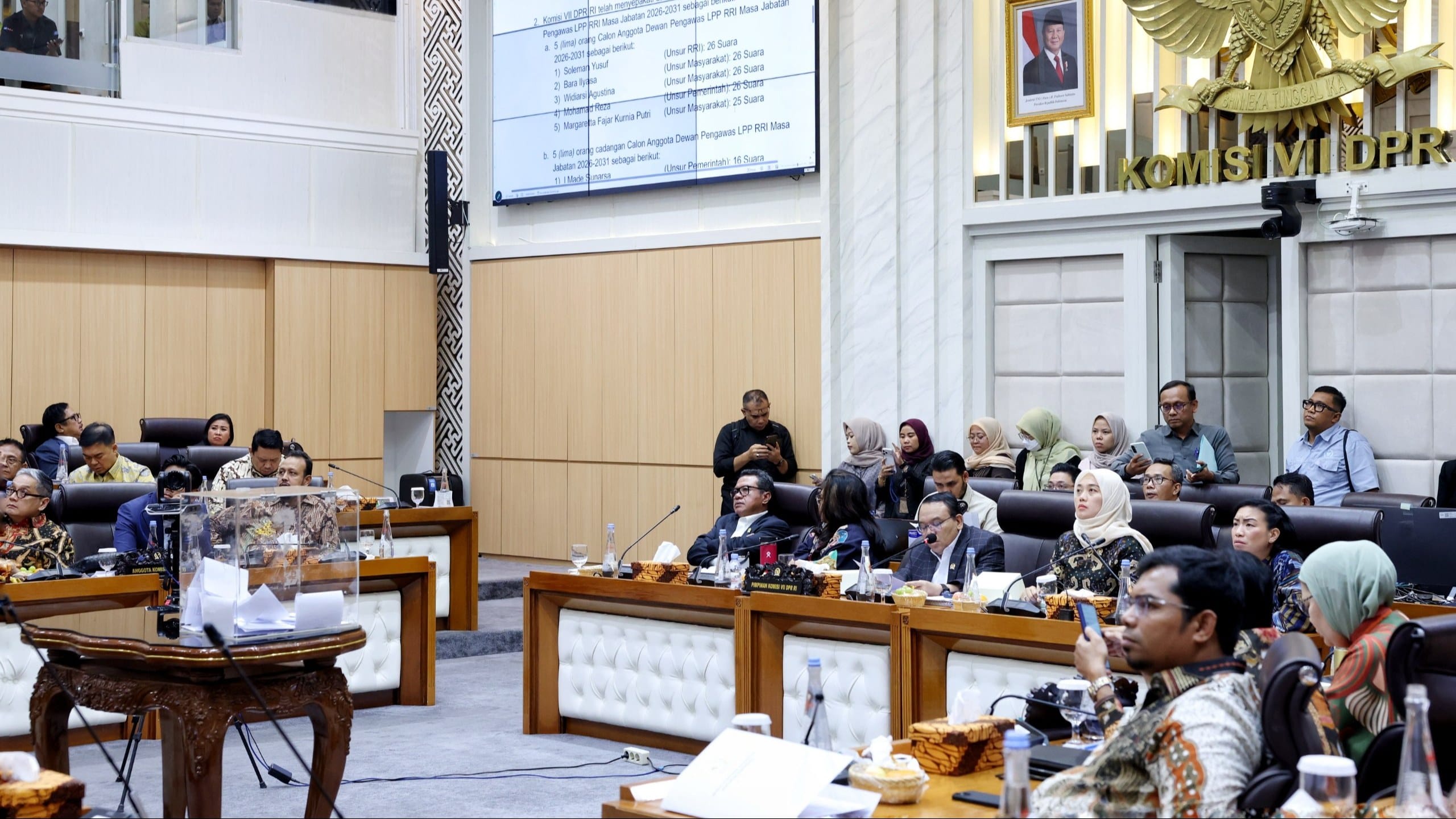 Komisi VII DPR RI Menyetujui 5 Anggota Dewas LPP RRI Periode 2026-2031