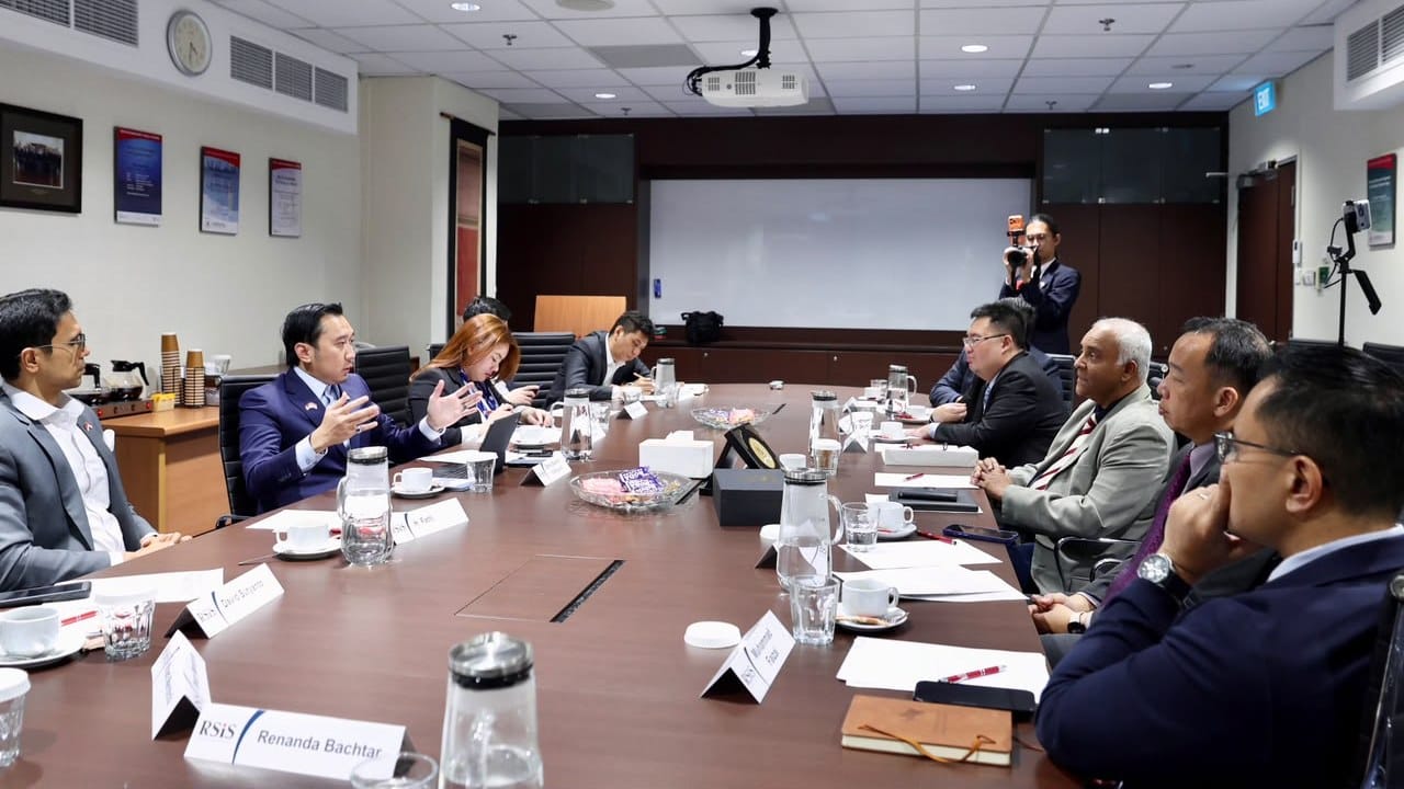 Diskusi di RSIS NTU, Ibas Tekankan Kebijakan Jangka Panjang, Kolaborasi Indonesia–Singapura-ASEAN