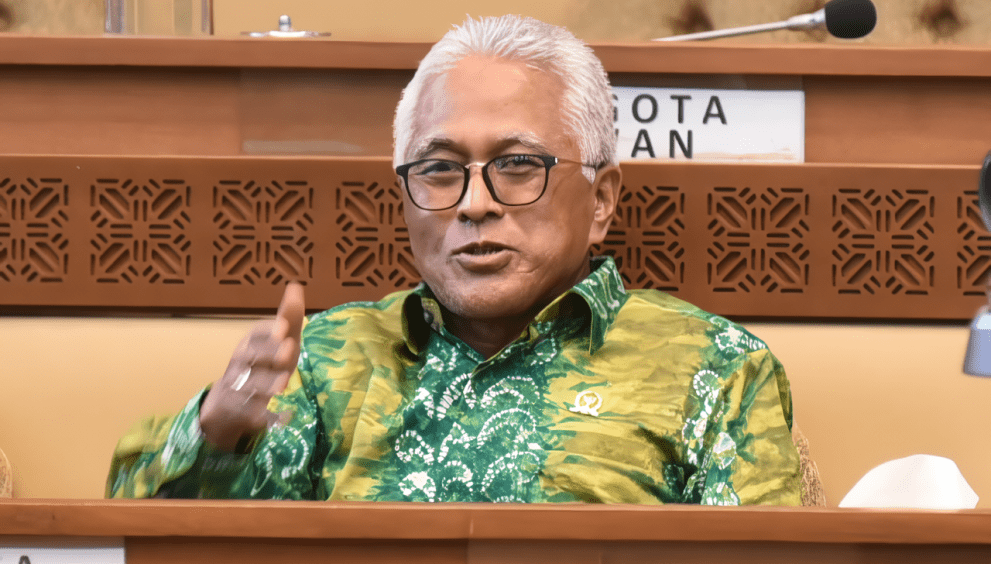 Anggota Komisi II DPR RI Guspardi Gaus di sela-sela rapat di Senayan, Jakarta, Senin (18/9/2023). Foto: Oji/Man.