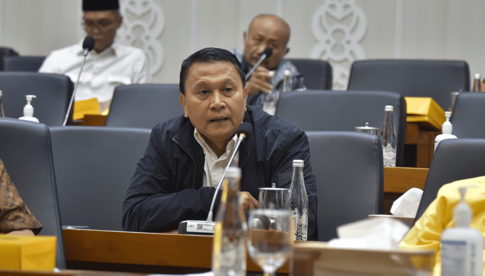 Anggota Baleg DPR RI Mardani Ali Sera saat mengikuti Rapat Pleno Badan Legislasi DPR RI, di Senayan, Rabu, (25/10/2023). Foto: Munchen/nr.