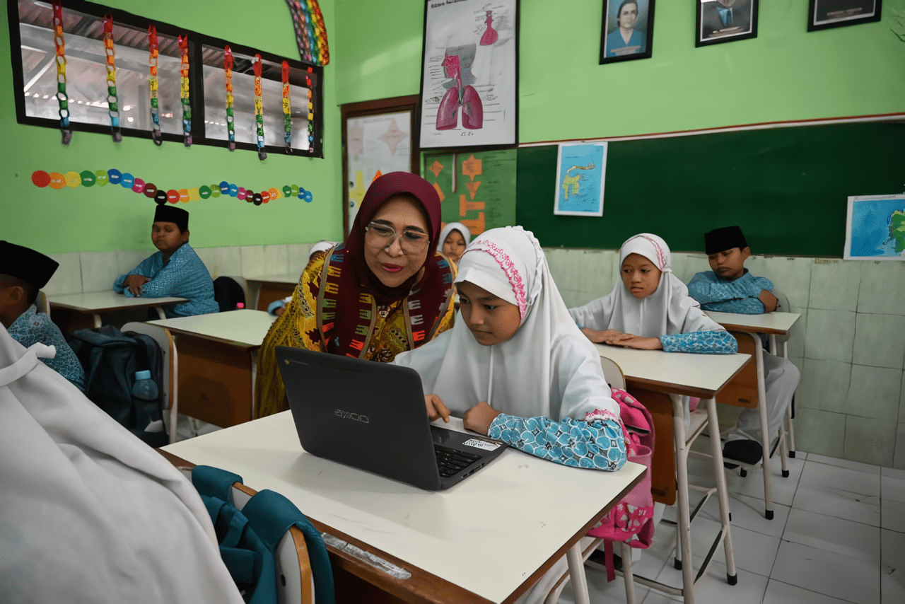 Bertemu Siswa di Gresik, Hetifah Puji Semangat Literasi Siswa