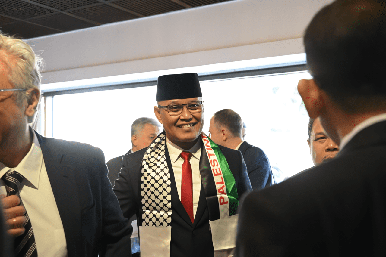 Wakil Ketua BKSAP DPR RI Sukamta disela-sela mengikuti forum APA yang digelar di Baghdad, Irak, Jumat (10/11/2023). Foto: Saum/nr.