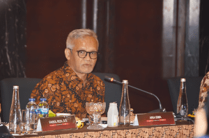Wakil Ketua Komisi VI DPR RI Aria Bima saat memimpin pertemuan Tim Komisi VI dengan segenap stakeholder BUMN di Provinsi Daerah Istimewa Yogyakarta, Selasa (20/2/2024). Puntho/Man.