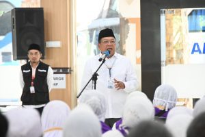Wakil Ketua Komisi VIII DPR RI Abdul Wachid saat melakukan kunjungan di Asrama Haji Donohudan, Kabupaten Boyolali, Jawa Tengah, Rabu (29/05/2024). Foto: Galuh/vel