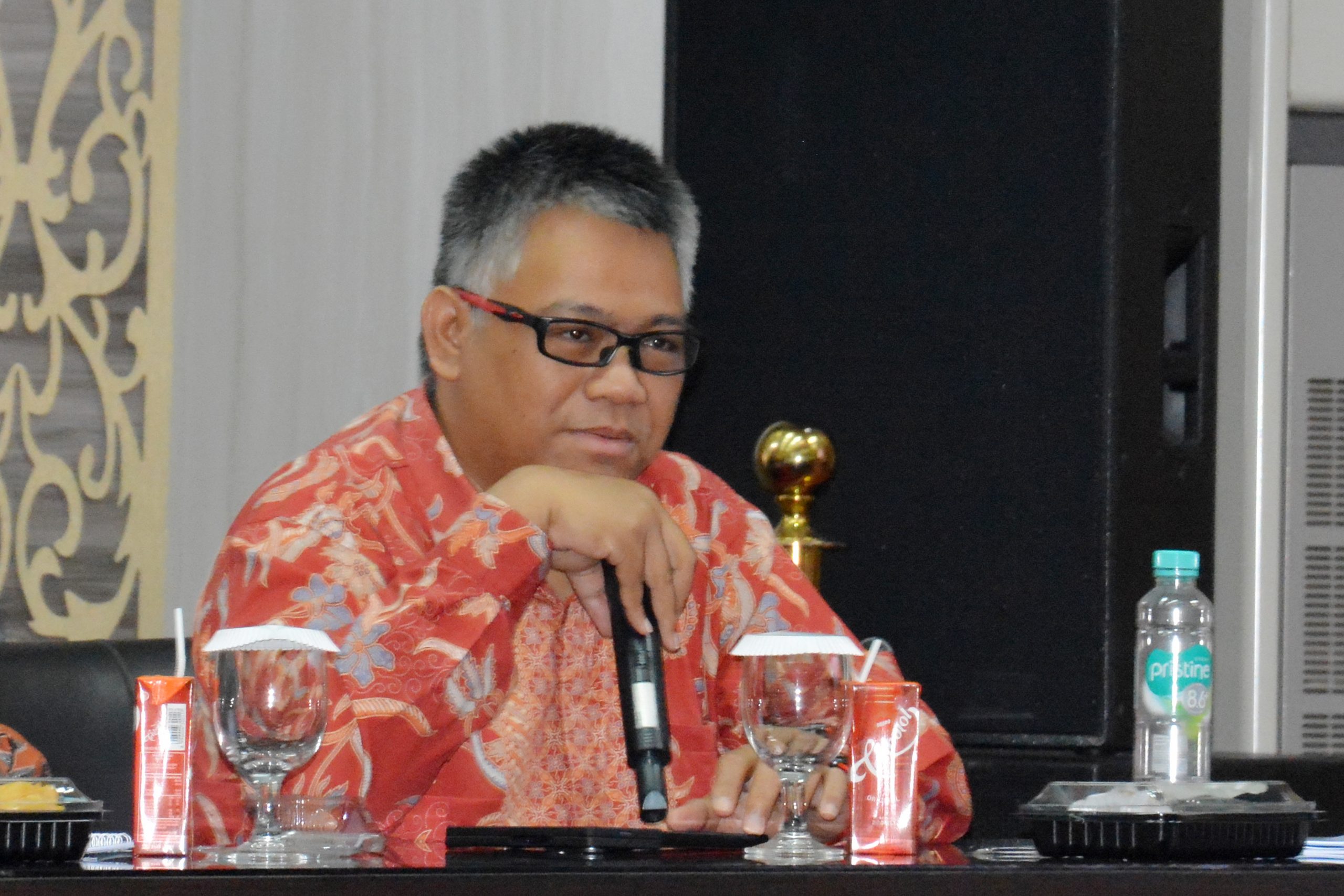 Anggota Komisi II DPR RI, Giri Ramanda N. Kiemas dalam kunjungan kerja spesifik Komisi II DPR RI di Palembang, Sumatera Selatan, Rabu (5/2/2025). Foto : Ayu/Andri.