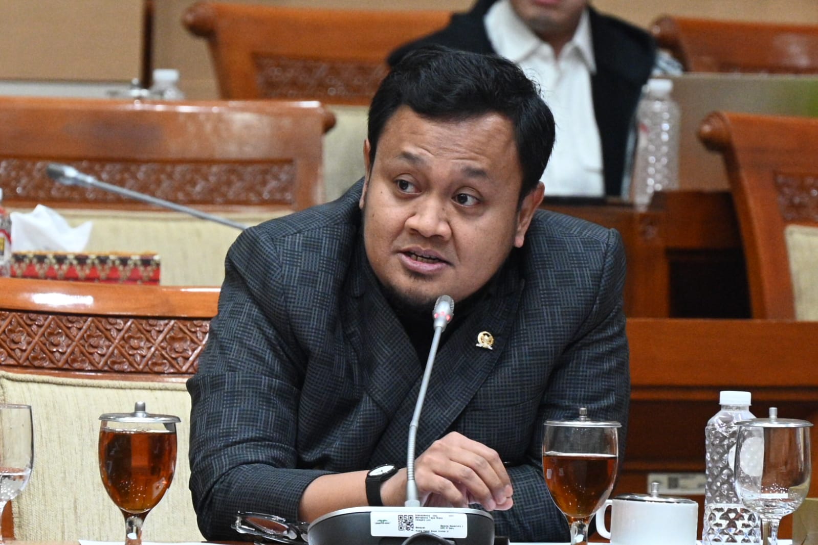 Anggota Komisi III DPR RI Bimantoro Wiyono, saat Rapat Kerja (Raker) dan Rapat Dengar Pendapat (RDP) dengan mitra kerja Komisi III, di Gedung Nusantara II, DPR RIC Senayan, Jakarta, Rabu (12/2/2025). Foto: Dep/vel.