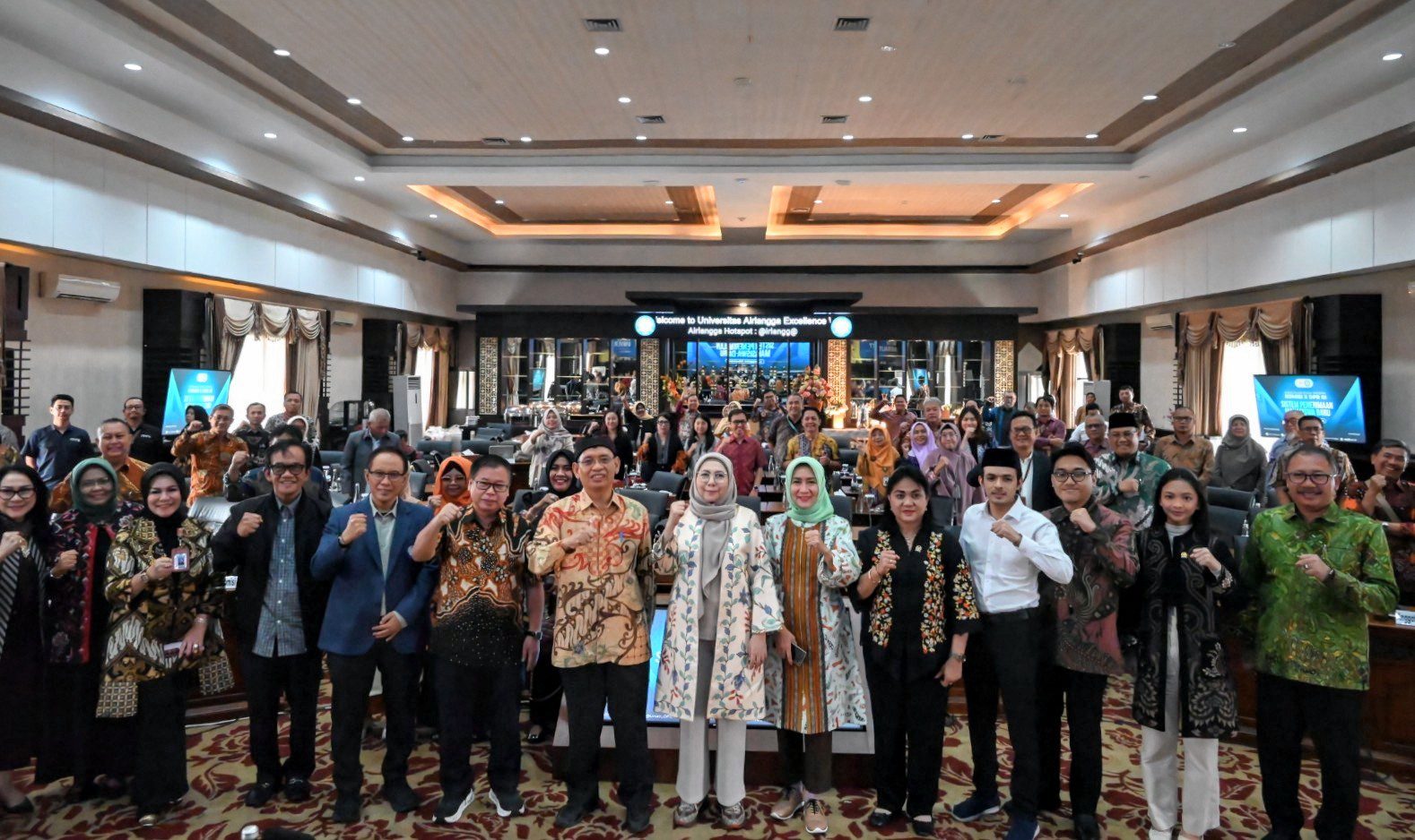 Wakil Ketua Komisi X DPR RI, Himmatul Aliyah dalam kunjungan kerja spesifik ke Universitas Airlangga, Surabaya, Kamis (20/2/2025). Foto : Wiga/Andri.