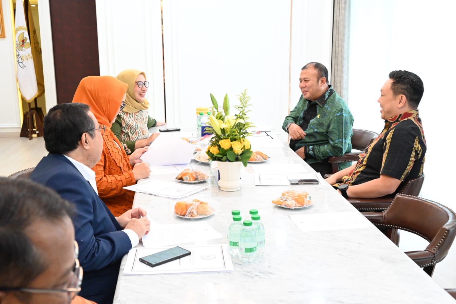 Wakil Ketua DPR RI Cucun Ahmad Syamsurijal saat melakukan Rapat Koordinasi dengan Pimpinan Komisi IX DPR RI, di Nusantara III DPR RI, Jakarta. Foto: Dep/vel.