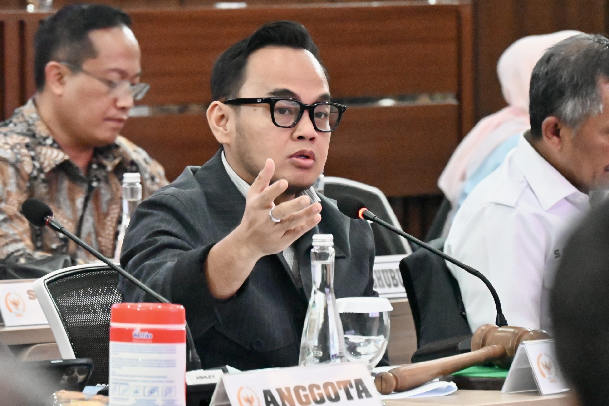 Wakil Ketua Komisi III DPR RI, Moh. Rano Alftah, saat mengikuti kunjungan kerja spesifik Komisi III DPR RI ke Kalimantan Selatan, Kamis (13/2/2025). Foto: Ria/vel.