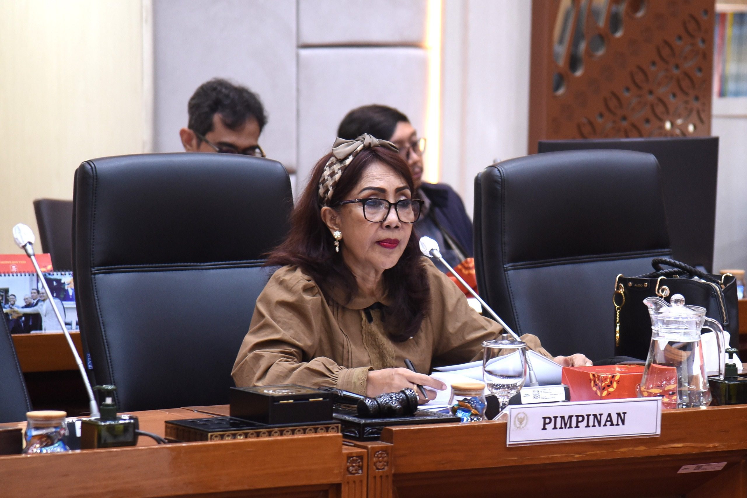Anggota Komisi IX DPR RI, Tutik Kusuma Wardhani, saat menerima audiensi dengan FPN di Ruang Rapat Komisi IX DPR RI, Jakarta, Kamis (13/2/2025). Foto: Geraldi/vel.