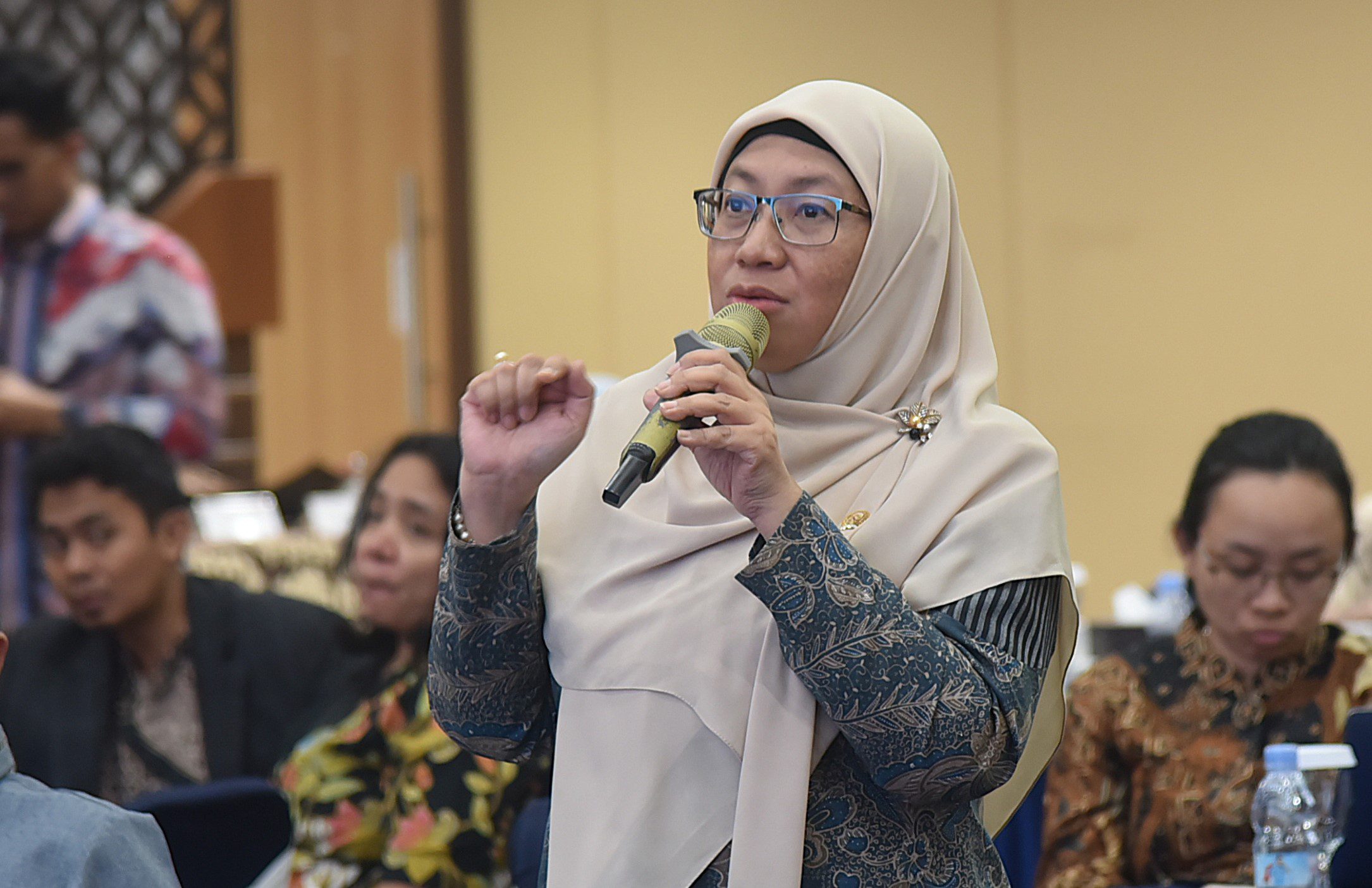 Anggota Komisi X DPR RI, Ledia Hanifa Amaliah saat mengikuti kunjungan kerja di UNS, Surakarta, Jawa Tengah, Kamis (20/02/2025). Foto : Skr/Andri.