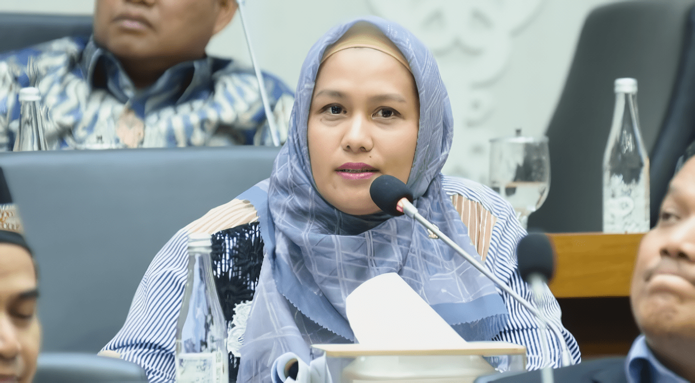 Anggota Badan Legislasi (Baleg) DPR RI Karmila Sari di ruang rapat Badan Legislasi (Baleg) Nusantara I, DPR, Senayan, Jakarta, Senin (3/2/2025). Foto : Geraldi/Andri.
