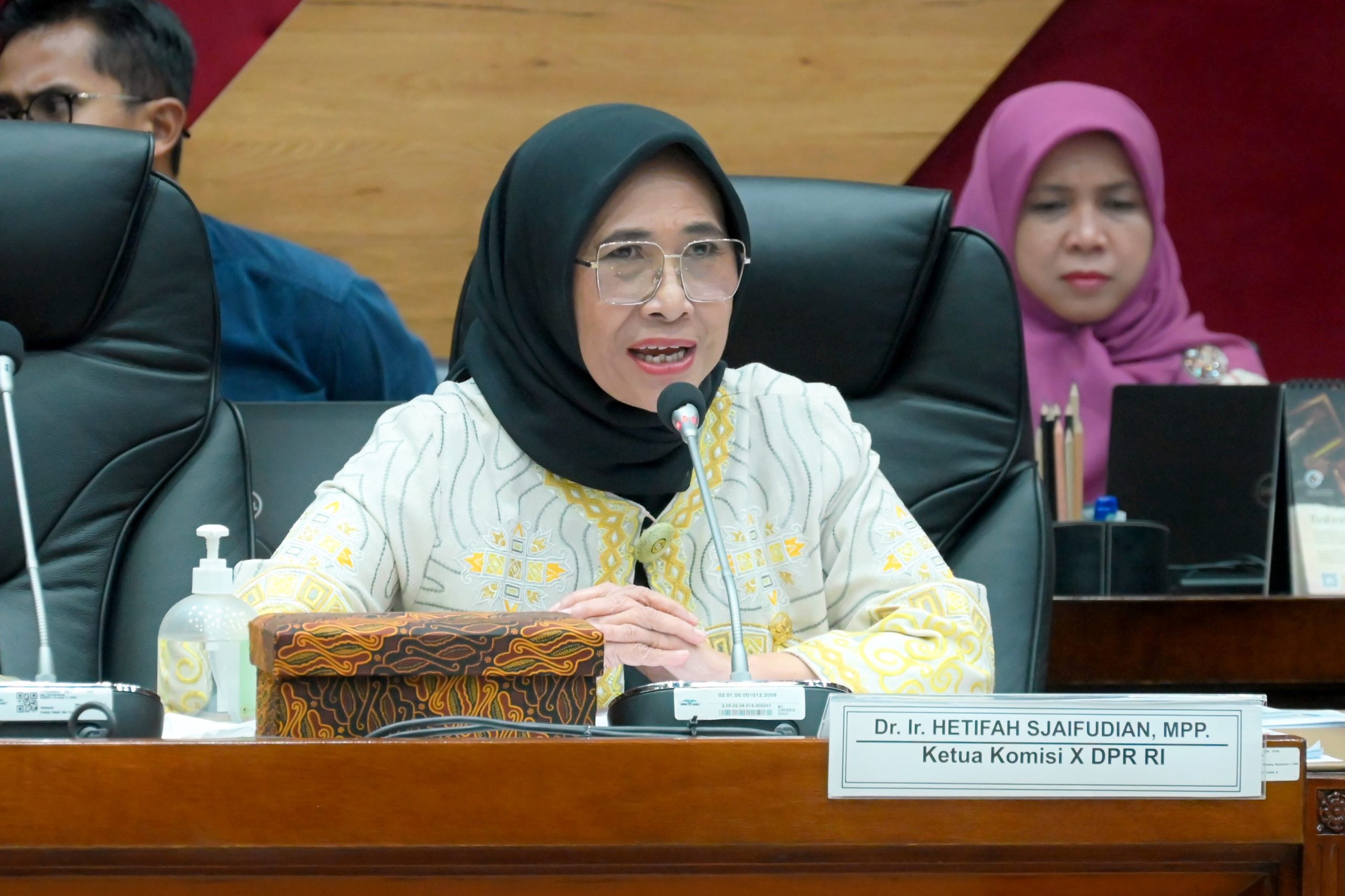 Ketua Komisi X DPR RI Hetifah Sjaifudian. Foto: Mentari/vel.
